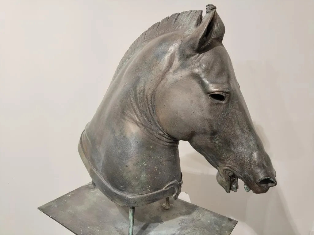 The Medici Riccardi Horse Head Verdigris Cast Bronze Copy 3