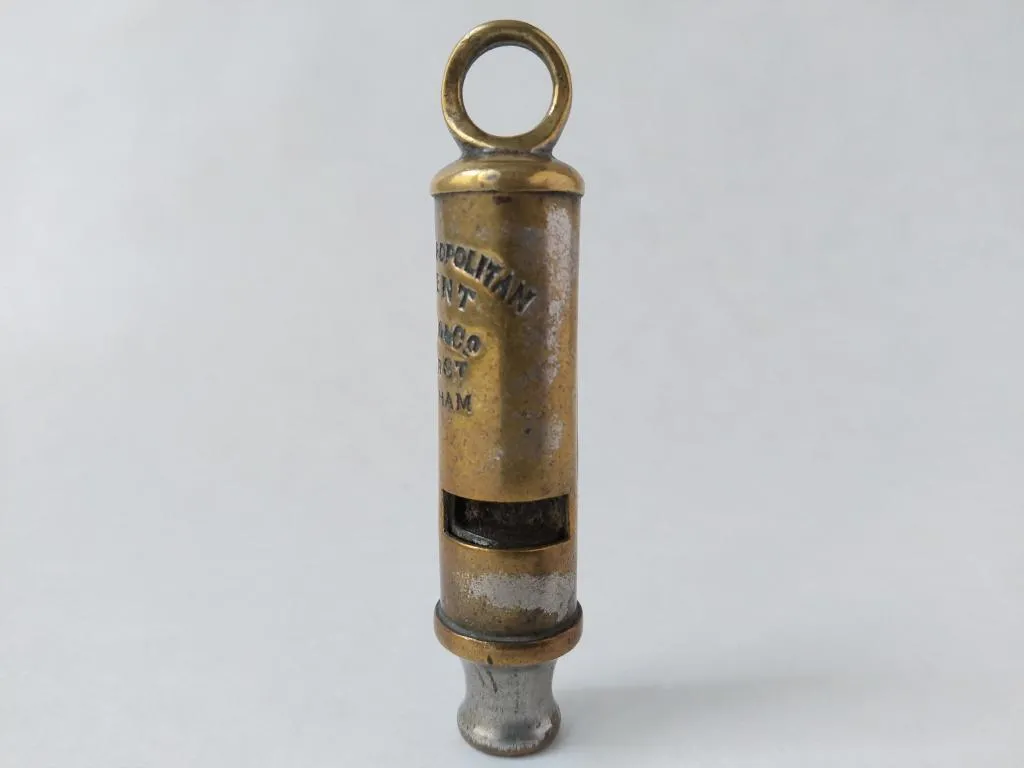 The Metropolitan Police Whistle J Hudson And Co 1889 3