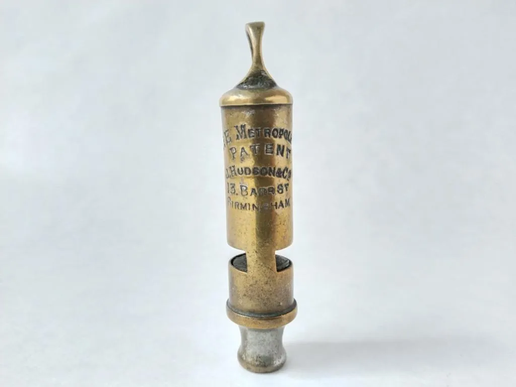 The Metropolitan Police Whistle J Hudson und Co Polizei