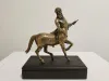 Two Brass Centaur Chiron Sculptures 1