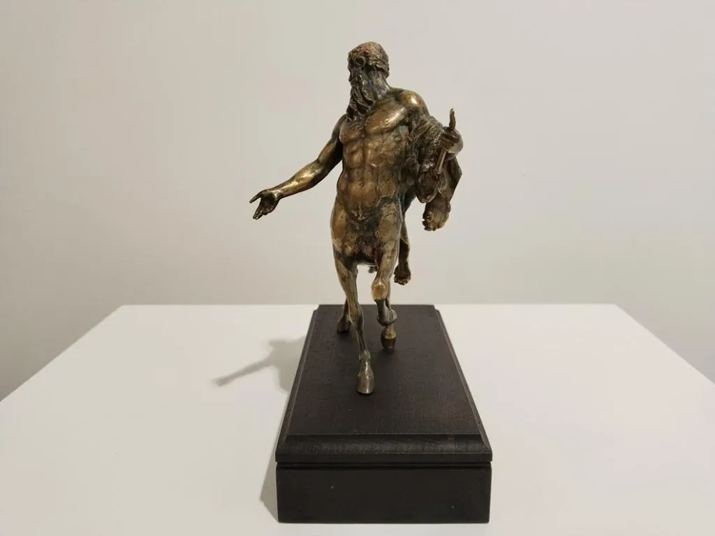 Two Brass Centaur Chiron Sculptures 2