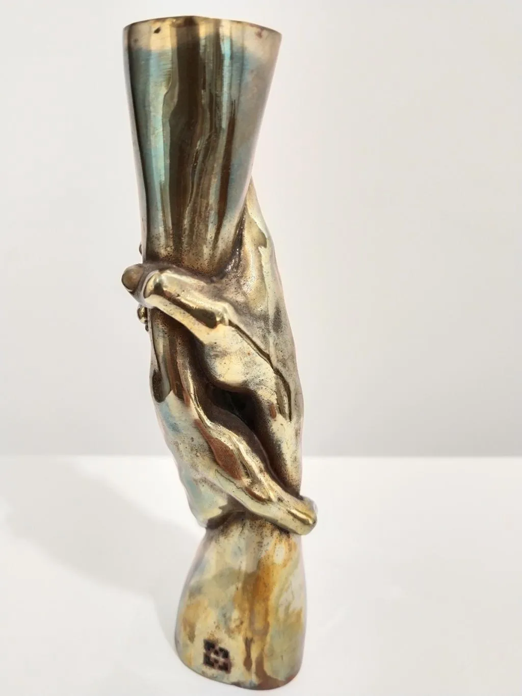 Two Hands Bronze Sculpture 4