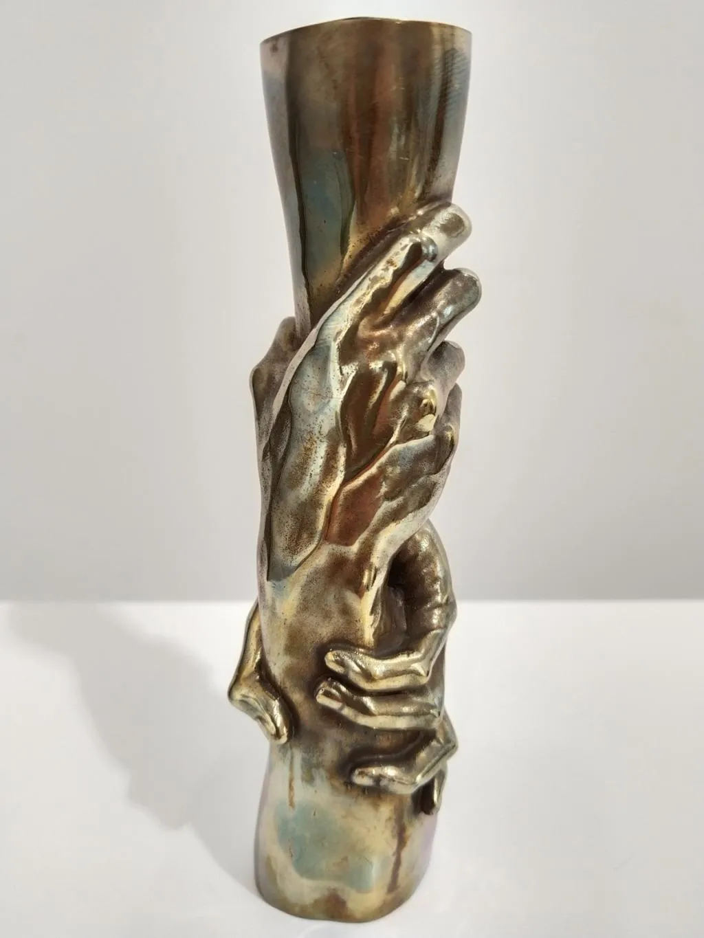 Two Hands Bronze Sculpture 6