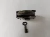 Vintage Handcrafted Lock Old Iron Padlock Original Key