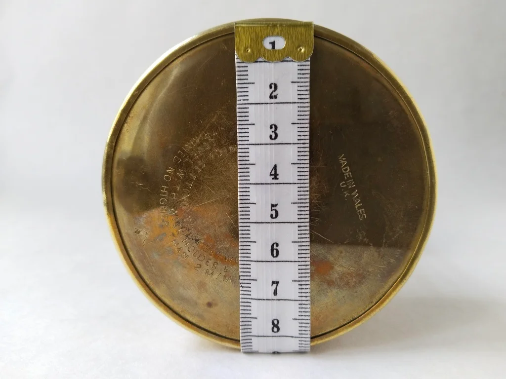 Vintage Oil Lamp British Coal Miners Company Wales Paraffin 12