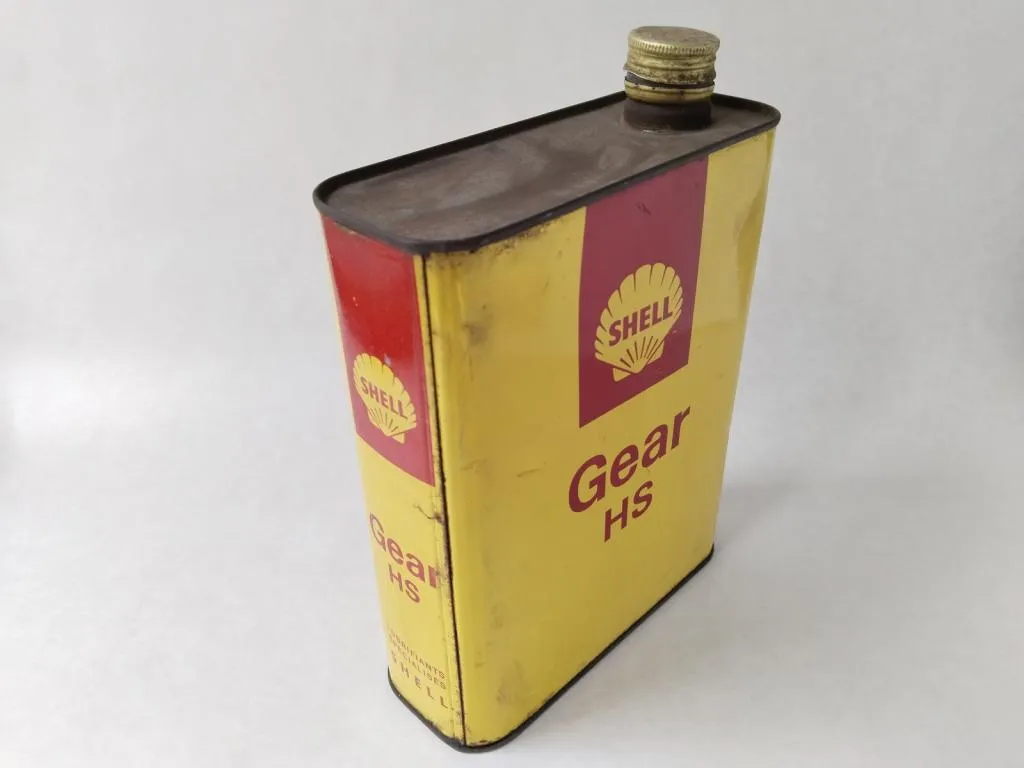 Vintage Shell Gear HS Oil Can 4