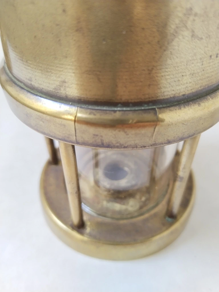 Welsh Brass Miners Lamp CYMRU All Working Replica Lantern 15