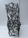 Wetterfester Dinner Gartenstuhl aus Zweigen-Design 2 5
